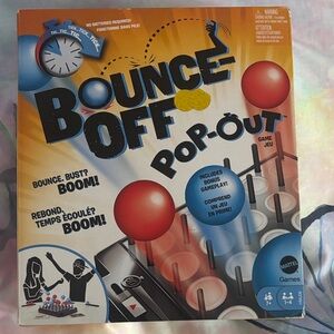 Mattel Bounce-Off Pop-Out Game with Red and Blue Balls